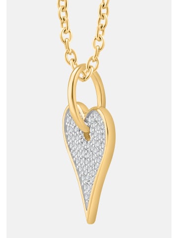 Diamant Exquis Halskette aus 585 Gelbgold mit Diamant