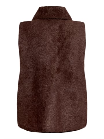 Betty Barclay Strickweste mit Kragen in Light Maroon