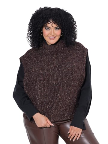 Ulla Popken Pullover in braun