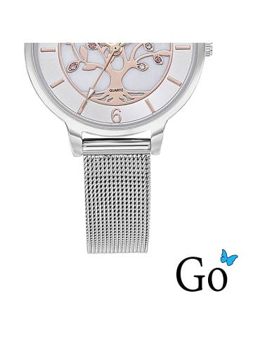 Girl Only Analog-Armbanduhr Girl Only Mademoiselle silber mittel (ca. 32mm)