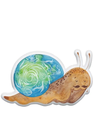 Mr. & Mrs. Panda Kuscheltier Kissen Schnecke Sir ohne Spruch in Weiß