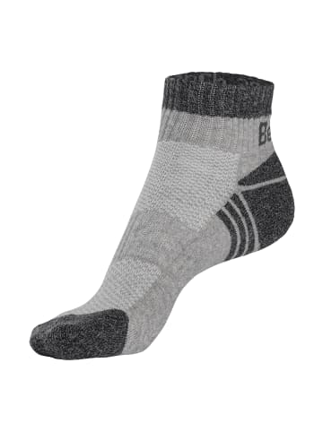 Bench Kurzsocken in 1x schwarz, 1x grau meliert, 1x anthrazit meliert