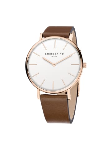 LIEBESKIND BERLIN Armbanduhr The Simple Minimalist in dunkelbraun