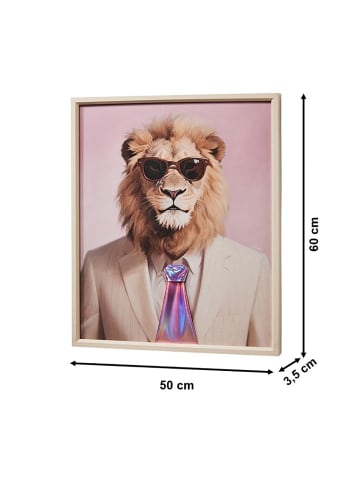 kobolo Wandobjekt LION3D in Rosa