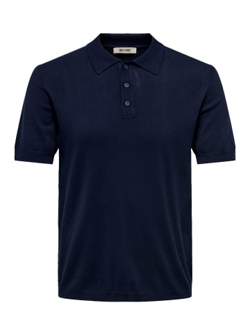 ONLY & SONS Poloshirt Wyler in Dark Navy