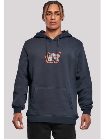 F4NT4STIC Hoodie Partner In Crime Valentinstag Partner Design in marineblau