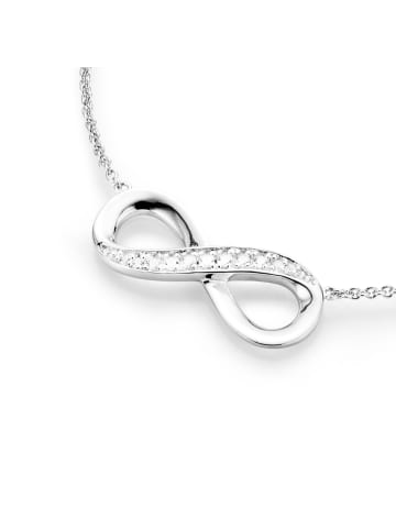 Smart Jewel Collier Mit Infinity Und Zirkonia in Silber