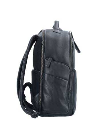 BRIC`s Torino Rucksack Leder 40 cm Laptopfach in Nero