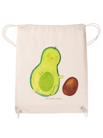 Mr. & Mrs. Panda Jutebeutel Avocado Kern rollt ohne Spruch in Creme