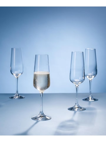 Villeroy & Boch 4er Set Champagnergläser Ovid 250 ml transparent in transparent