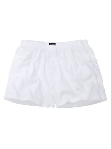 CECEBA Baumwolle, Single-Jersey Bio Boxershorts 2er-Pack in weiß