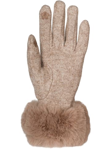 styleBREAKER Touchscreen Handschuhe in Braun