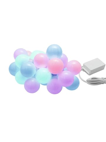 EUROLITE LED Party Balls Lichterkette 20 Kugeln 8 Programme 4 Farbig 6,9m