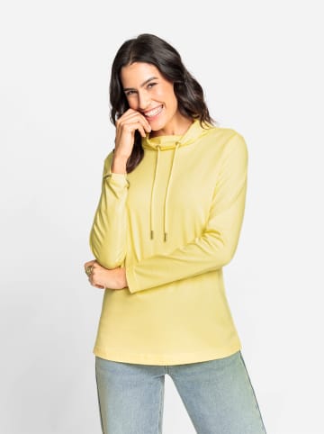 WITT WEIDEN Stehkragenshirt in zitrone