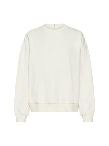 Camel Active Sweatshirt mit Backprint in Milchweiß