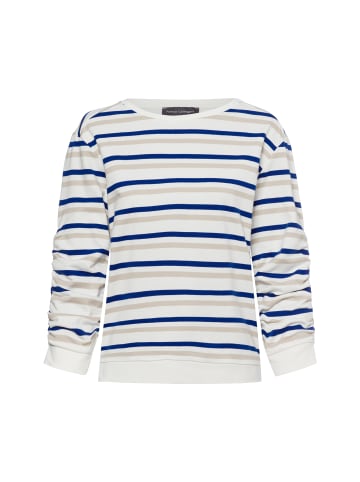 Franco Callegari Sweatshirt in weiß blau - 0002