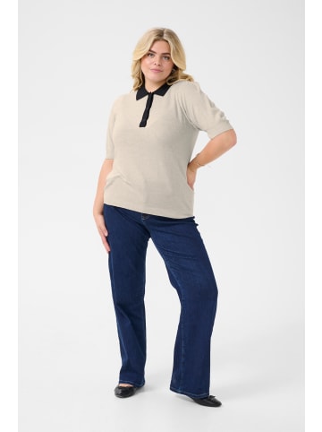 KAFFE curve Strickpullover KCamana Regular fit in Feather gray CC