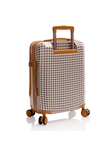 Heys EZ Fashion 4 Rollen Kabinentrolley S 53 cm mit Dehnfalte in brown houndstooth