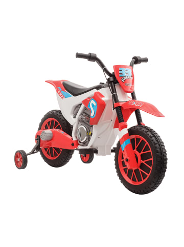 HOMCOM Elektromotorrad Kinder 3-8 km/h Rot