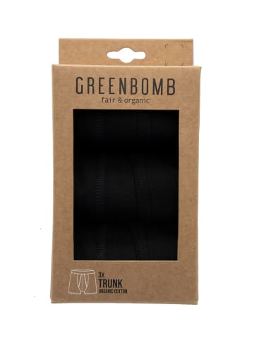 GreenBomb 3x Trunk Basic in Schwarz