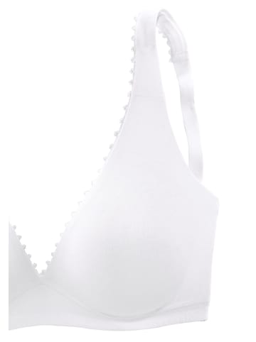 PETITE FLEUR Bralette-BH in jade+weiß