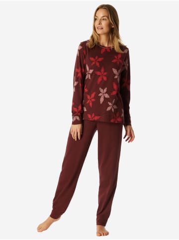 Schiesser Pyjama Comfort Nightwear in burgund