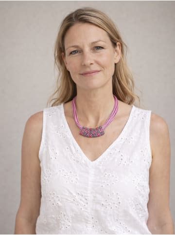 collezione alessandro Kurze Kette " Salamanca " in rose