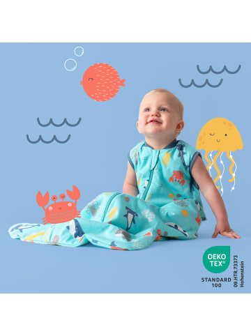 Schlummersack Babyschlafsack, 1.0 TOG in Hellblau