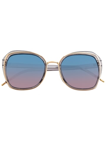 Bertha Polarisierte Sonnenbrille "Jade" in Grau/Blau