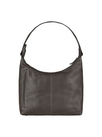 VLD VOi Leather Design Texas Schultertasche Leder 33 cm anthrazit