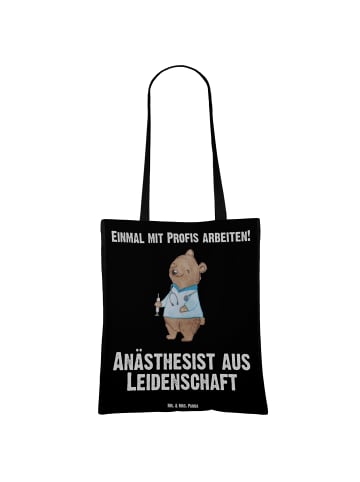 Mr. & Mrs. Panda Tüte Anästhesist Leidenschaft mit Spruch in Schwarz