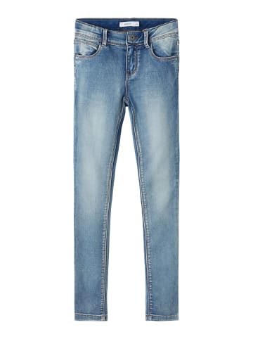 name it Jeanshose slim fit in medium blue denim