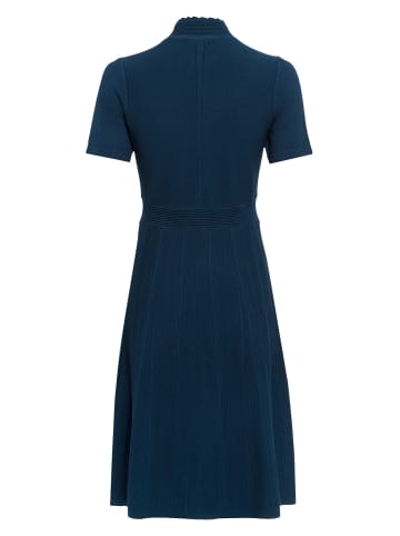 Zero  Strickkleid mit Falten in Deep Sailor Blue