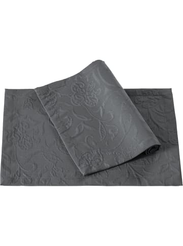 Pichler Jacquard Tischset 2er-Pack Cordoba in dunkelgrau
