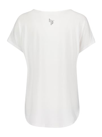 Betty Barclay Oversize-Shirt mit V-Ausschnitt in White/Green