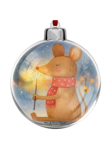 Mr. & Mrs. Panda christbaumkugel Maus Weihnachten Design ohne Sp... in Weiß