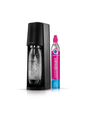 SodaStream Trinkwassersprudler 1 Liter, inkl. CO2-Zylinder in Schwarz