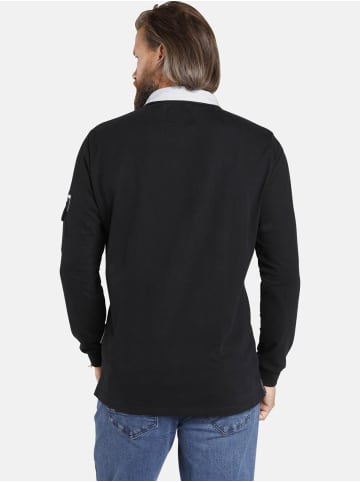 Jan Vanderstorm Sweatshirt JELLE in schwarz