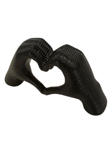 Mauro Ferretti Schwarze Harzskulptur, 25 x 7,5 x 13,5 cm