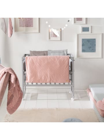 roba Lil Planet' Bettwäsche-Set 2-tlg, Bio-Baumwolle 100 x 135 cm - Rosa/Mauve