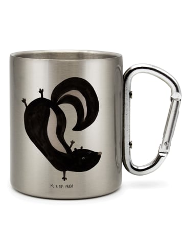 Mr. & Mrs. Panda Becher Stinktier Handstand ohne Spruch in Silber