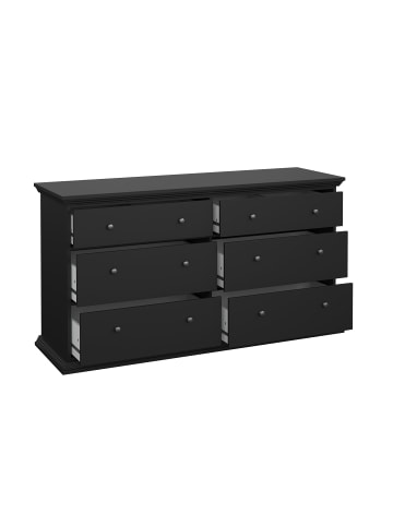 ebuy24 Kommode North Schwarz 164 x 52 cm