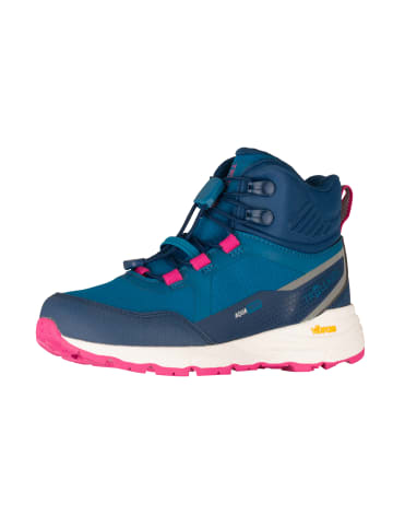 Trollkids Wanderschuh Hiker Mid Skarvan in harbor blue