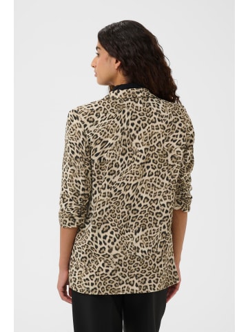 Soaked in Luxury Blazer SLShirley Casual fit in Brown Leopard Print