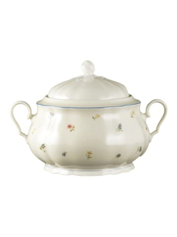 Seltmann Weiden Terrine mit Deckel Marieluise Elfenbein Streublume 3,05 l in bunt