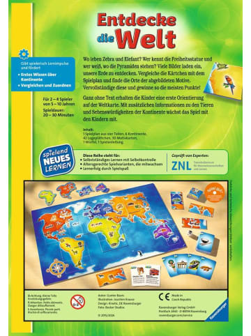 Ravensburger Ravensburger Legespiel Entdecke die Welt in bunt