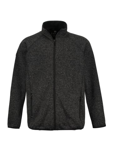 JP1880 Fleecejacke in schwarz