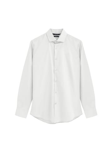 Polo Club Hemd MAN BLOCK POPLIN IO LONG SLEEVE SLIM FIT in weiß