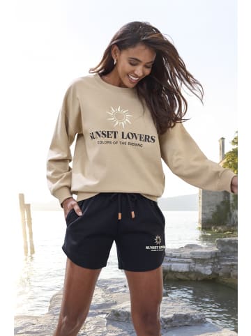H.I.S Sweatshirt in camelfarben