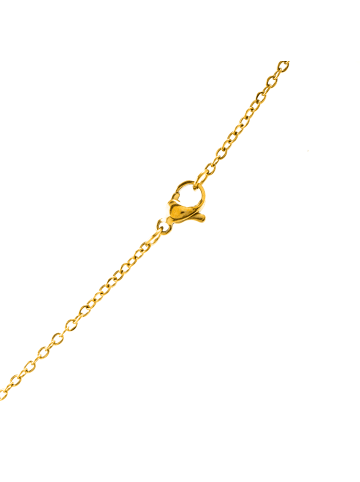 Luxenter Halskette Zaka mit 18 Karat Gelbgold-Finish – ZAKA
